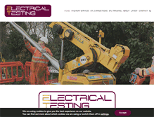 Tablet Screenshot of electricaltesting.co.uk