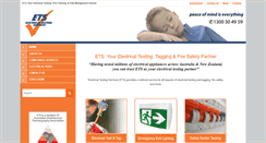 Desktop Screenshot of electricaltesting.com.au